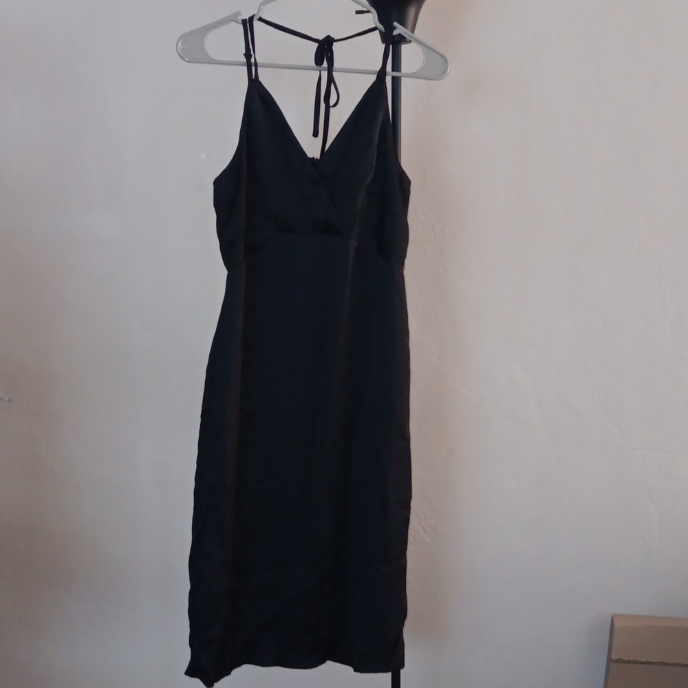 Azalea Black Slip Dress